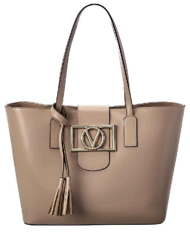 Valentino by Mario Valentino Marion Super V Leather Tote