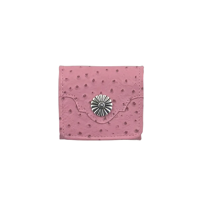 Kid's Small Ladies Tri-Fold Wallet - Pink