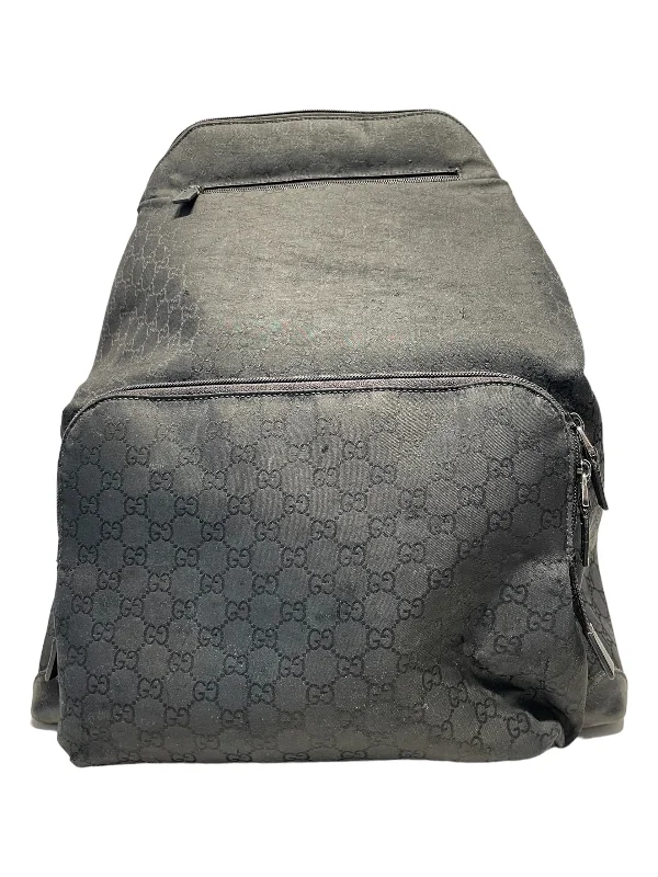 GUCCI/Backpack/Monogram/Cotton/BLK/179606