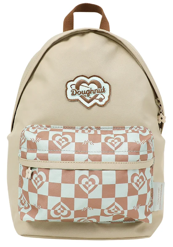 Kaleido Series Plus One Mini Backpack in Mushroom Checked