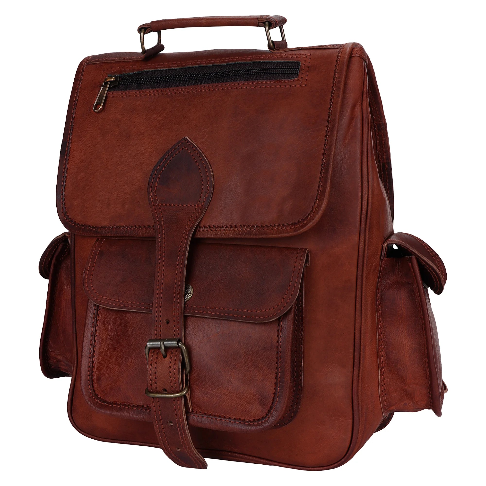 Genuine Leather Backpack Bag