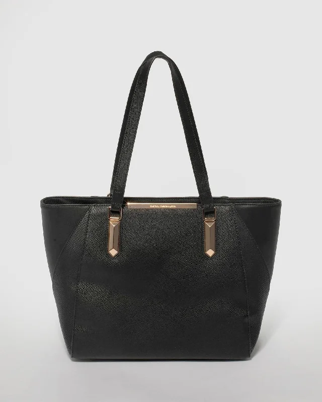 Black And Gold Tote Bag