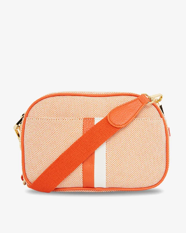 Brooklyn Camera Bag - Orange & Canvas