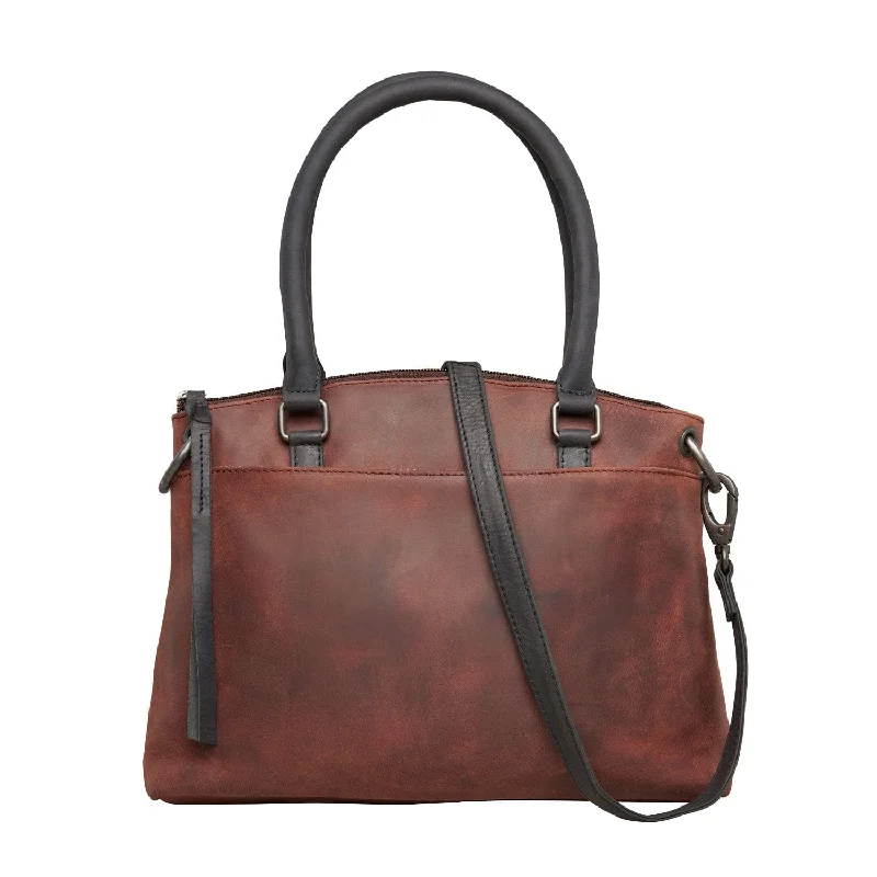 Concealed Carry Whitely Leather Satchel by Lady Conceal