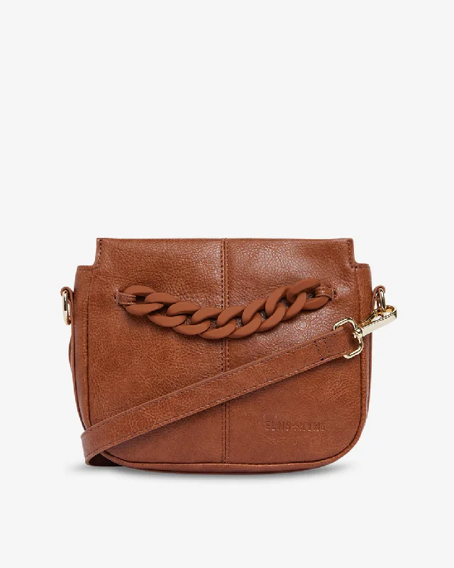 Mini Astor Crossbody - Tan Pebble