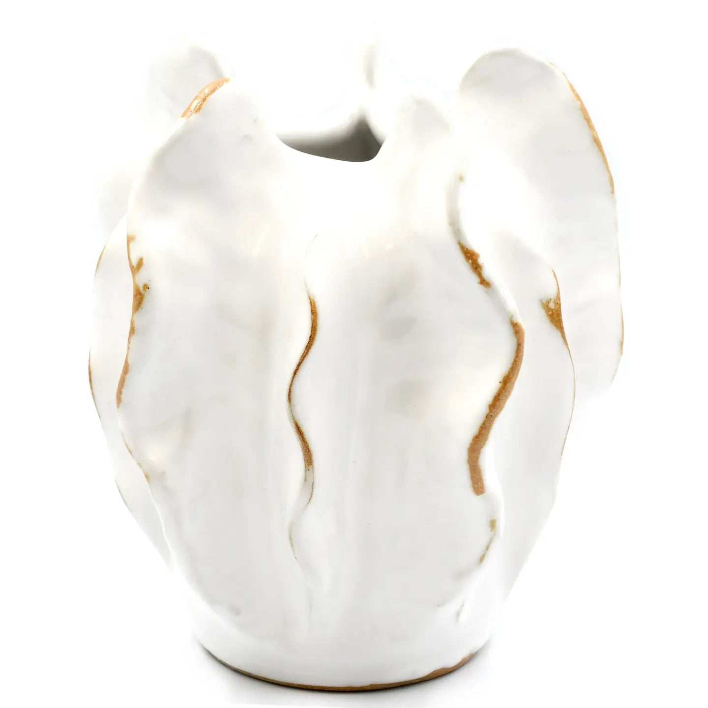 White Ceramic Candle Holder/Vase