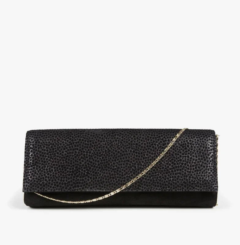 CELLA SUEDE CLUTCH