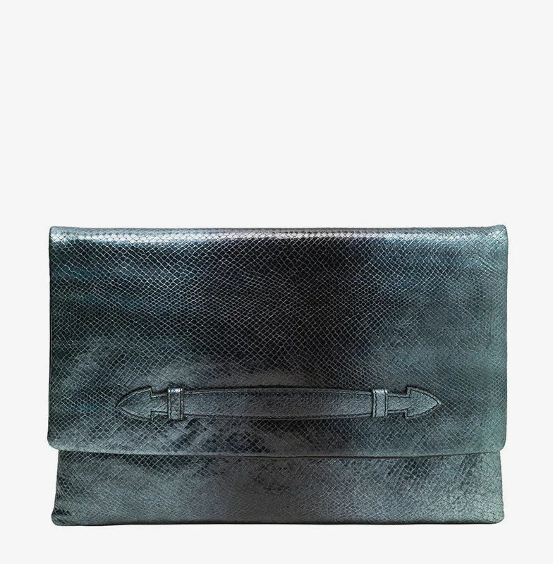 CHIARA OVERSIZED CLUTCH - BLUETTE