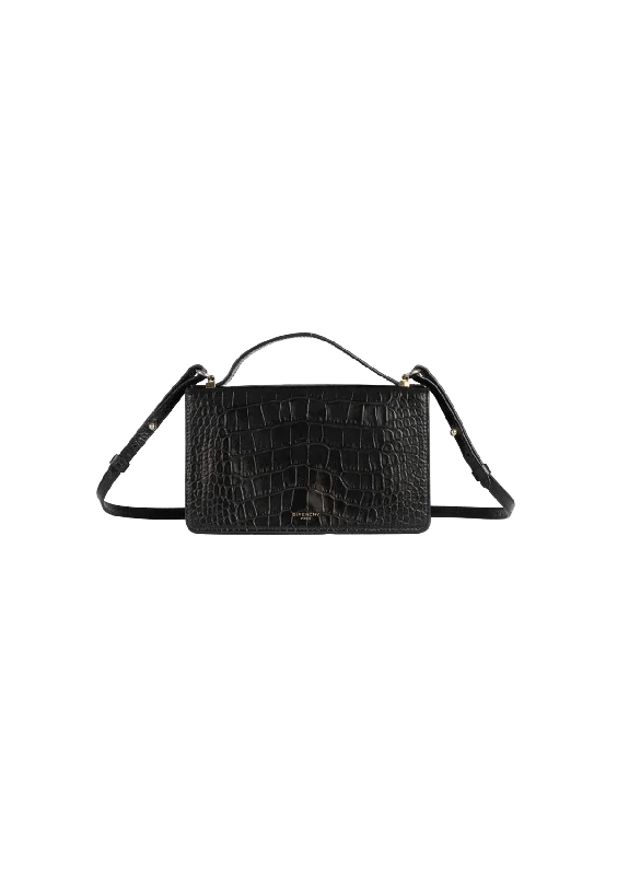 CROCODILE FLAP BAG