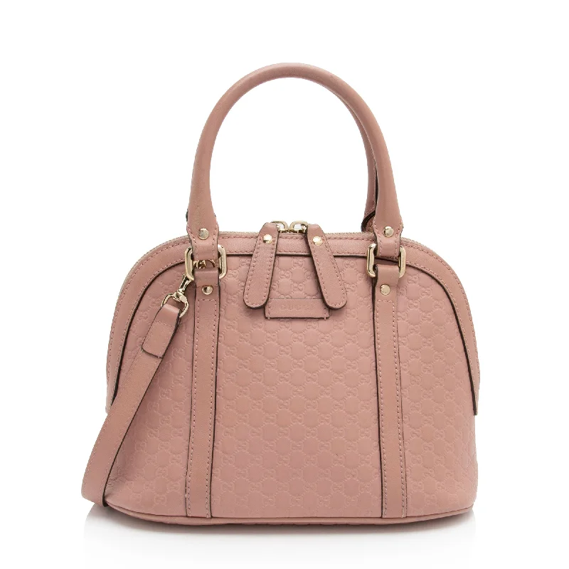 Gucci Microguccissima Leather Dome Small Satchel (SHF-q8xP5f)