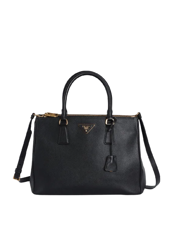 MEDIUM SAFFIANO LUX DOUBLE ZIP GALLERIA