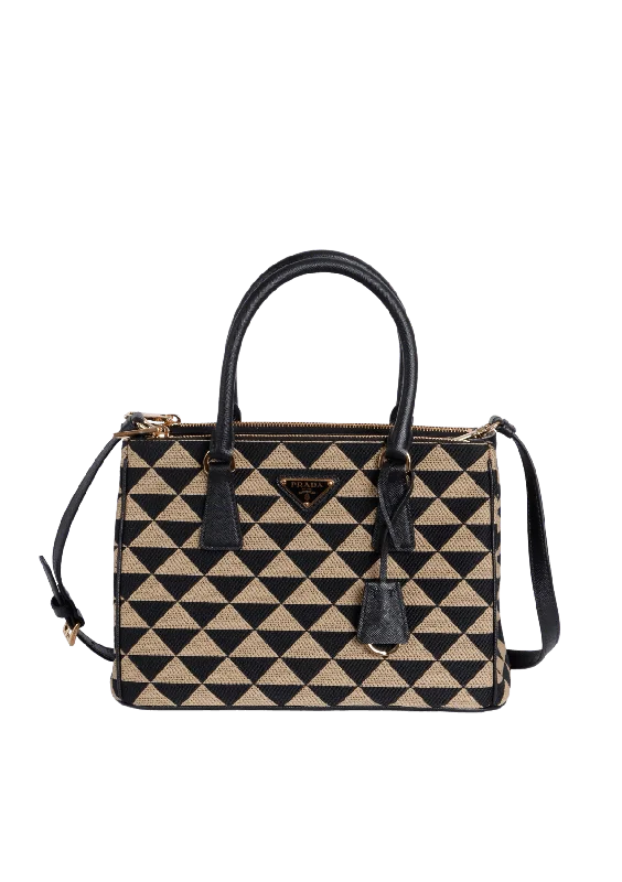 SMALL SYMBOLE GALLERIA DOUBLE ZIP TOTE