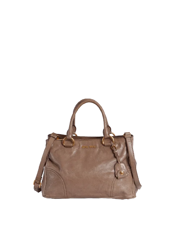 VITELLO SHINE SATCHEL BAG